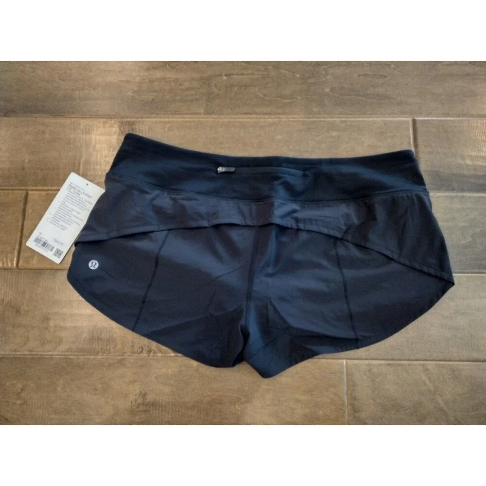 LULULEMON Women's NWT SPEED UP Black LR Low Rise 2.5